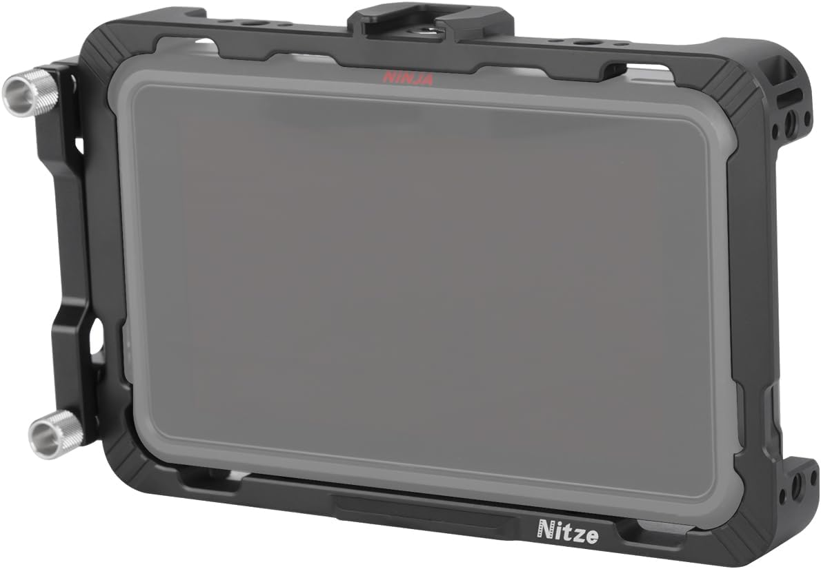 Jaula monitor Atomos Ninja V con abrazadera HDMI