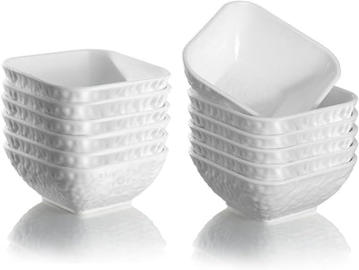 Set 12 Cuencos Plástico 6oz para Salsa Tomate Barbacoa