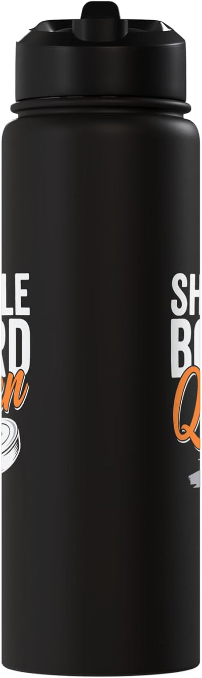 Bote de agua aislado para jugador de shuffleboard de acero inoxidable