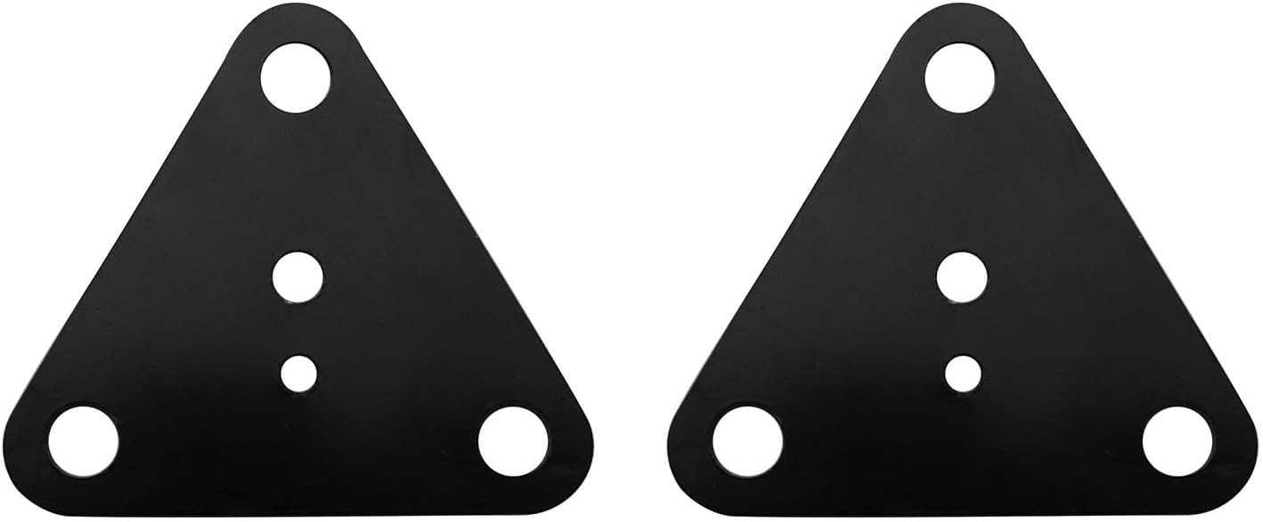 2 Pzas Placa Triangular Reforzada Soporte Esquina Muebles