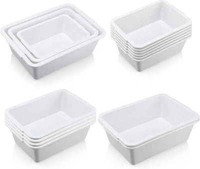 Caja plástico para lavar platos 6-17L blanco