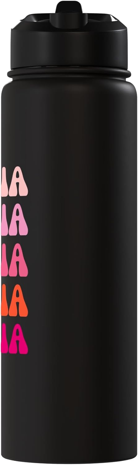 Botella de agua acero inoxidable diseño minimalista sin BPA