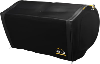 Funda parrilla pellets negra resistente intemperie anti-UV