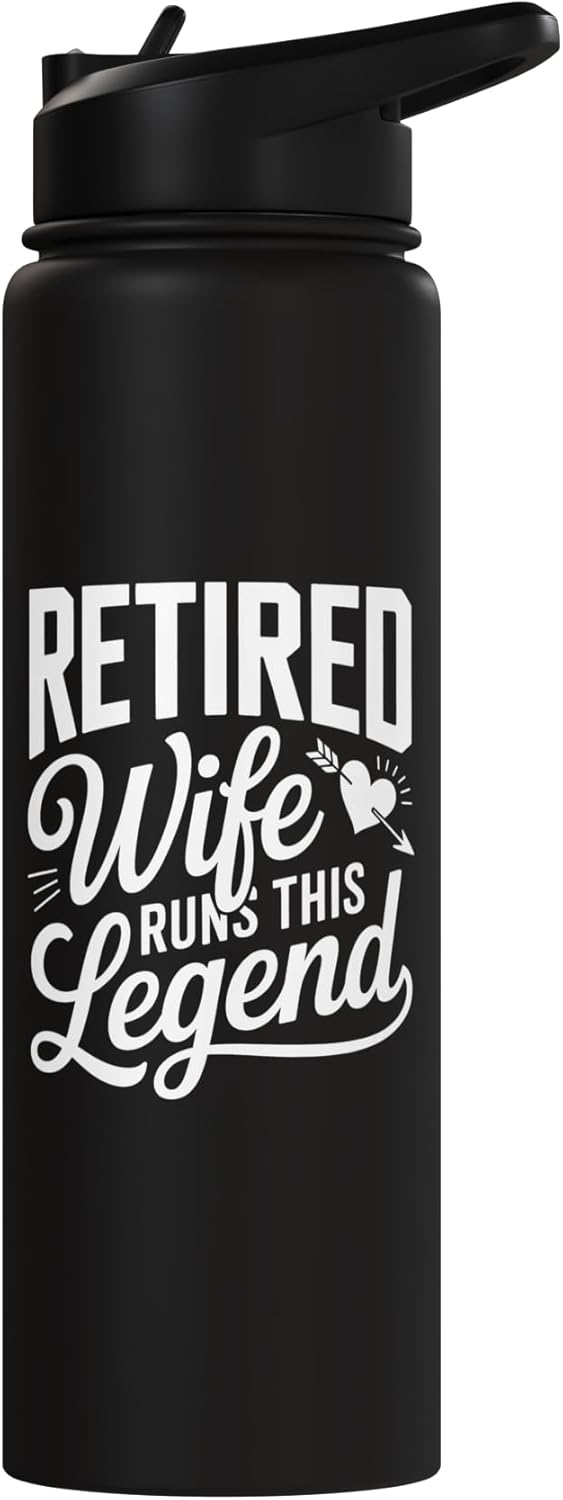 Botella de agua acero inoxidable para papás y abuelos con diseño humorístico