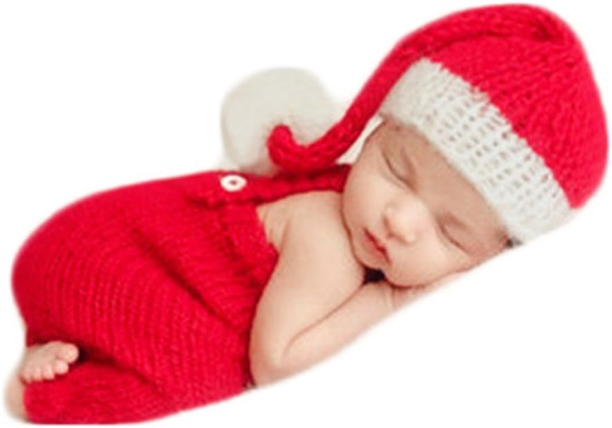 Kit ropa Navidad bebé disfraz ganchillo sesión foto