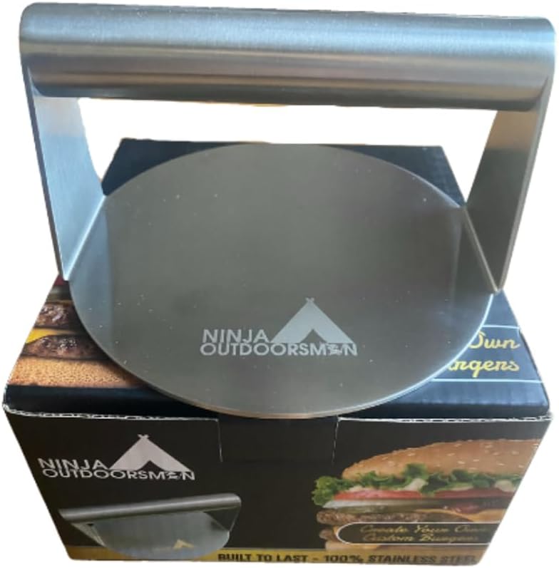 Prensa hamburguesas acero inox profesional para plancha