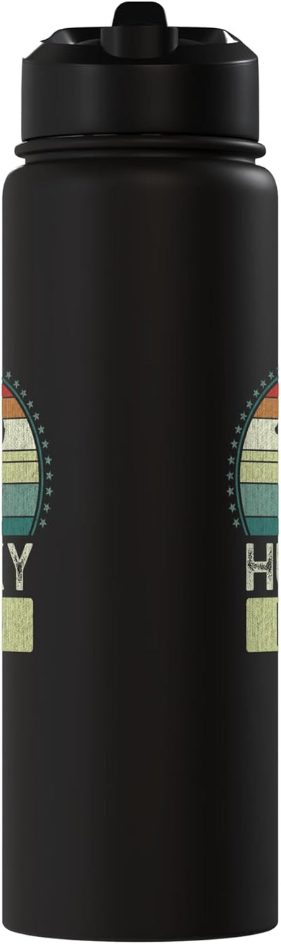Botella de agua acero inoxidable perro husky padre día del padre