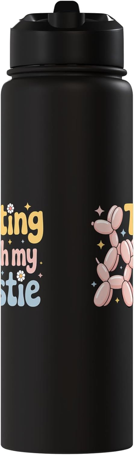 Botella térmica acero inox con animales de globos
