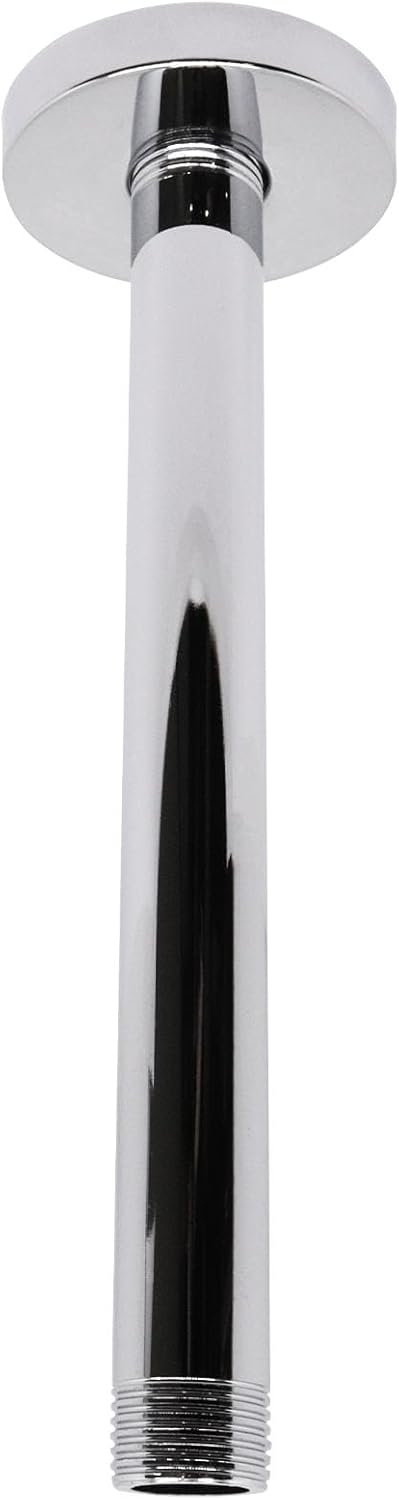 Brazo ducha recto 8pulg acero inox reemplazo universal