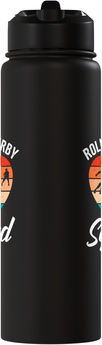 Botella de agua aislada acero inoxidable para patinaje en rink
