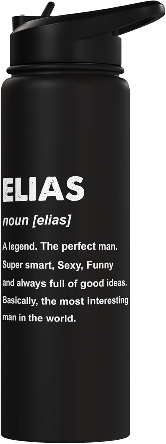Botella de agua aislada de acero inoxidable Elias Name