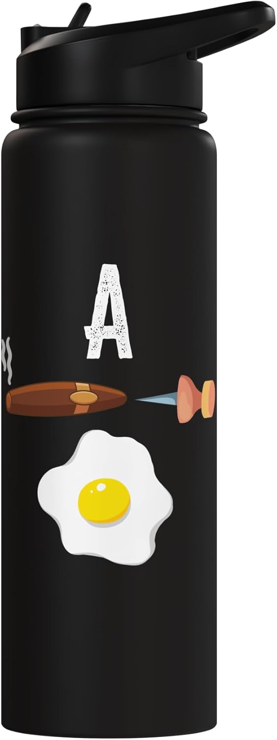 Botella de agua acero inoxidable con frases mexicanas
