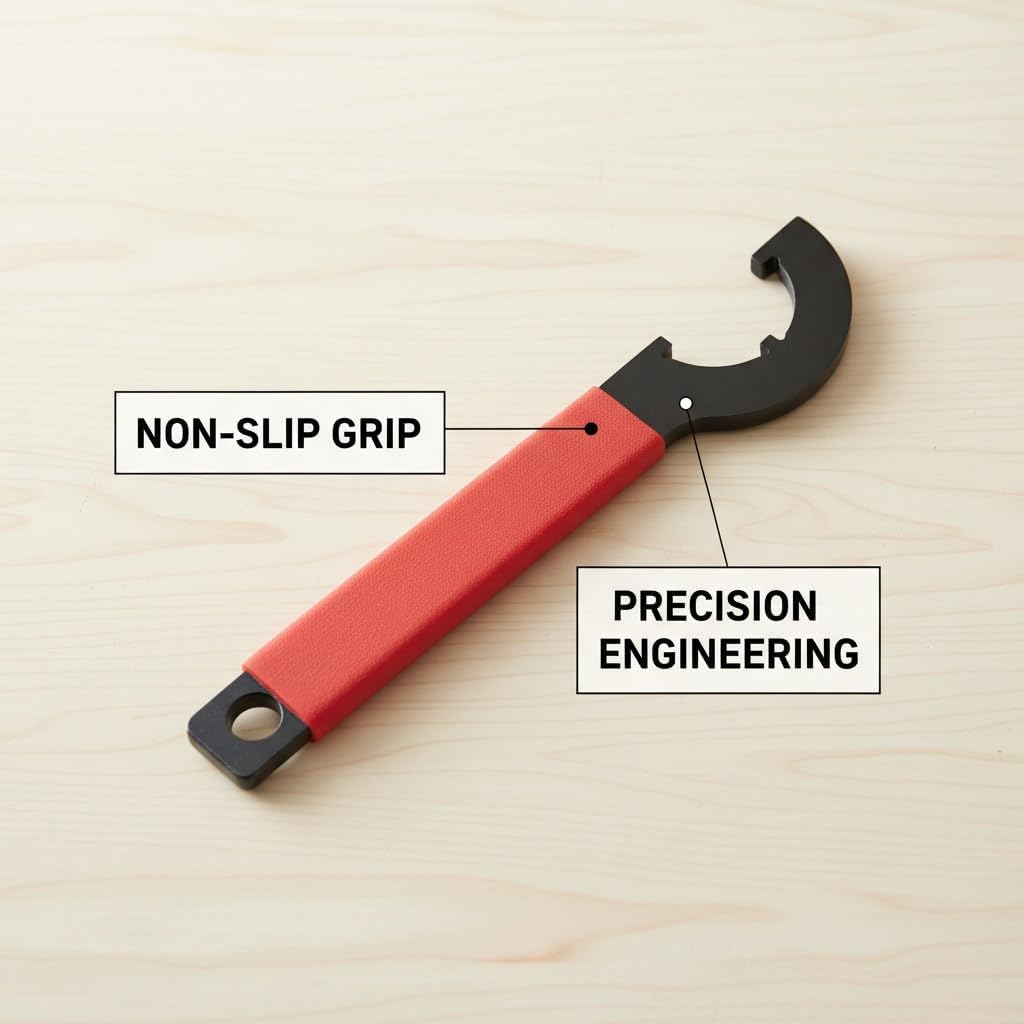 Llave inglesa agarre rojo duradera profesional bricolaje