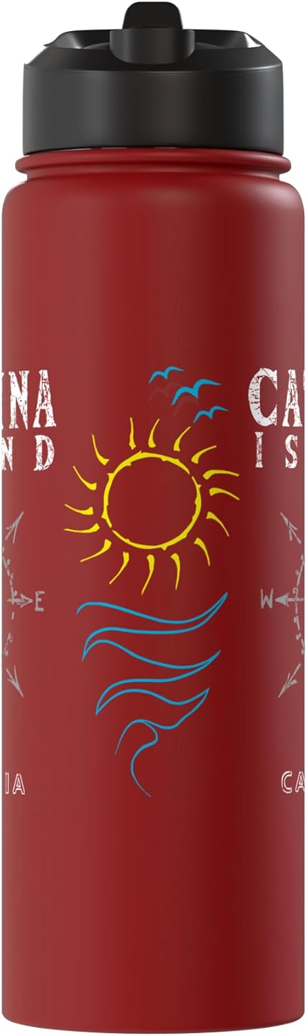 Botella de agua aislada de acero inoxidable Catalina Island