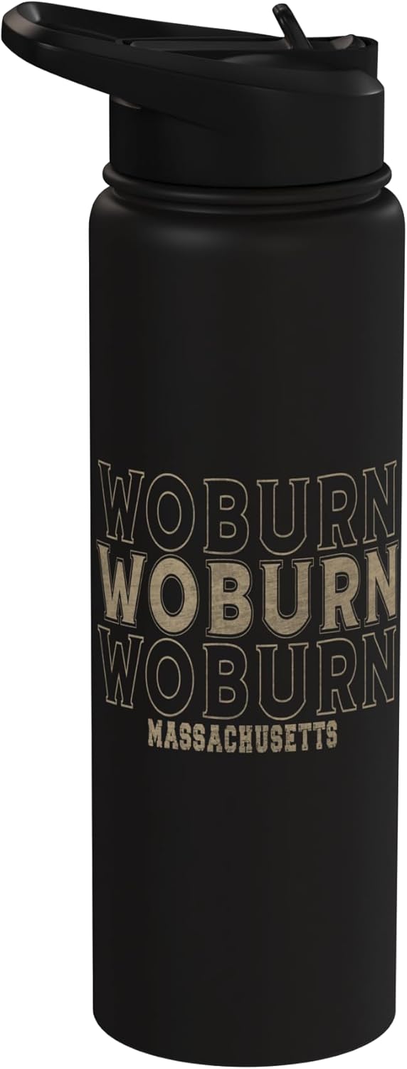 Botella de agua acero inoxidable Woburn Massachusetts vintage