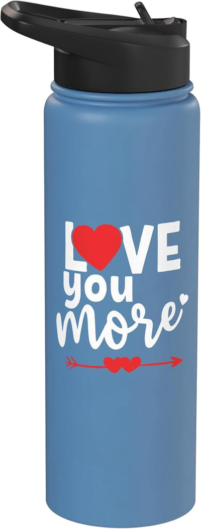 Vaso térmico acero inox con mensaje I Love You