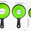 Juego de 3 embudos plegables de silicona para tarros Mason y cocina