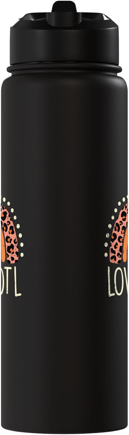 Botella de agua acero inoxidable con estampado de axolote