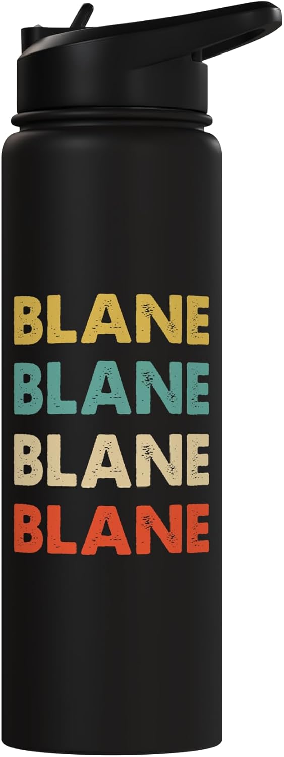 Botella agua acero inox aislada Blane
