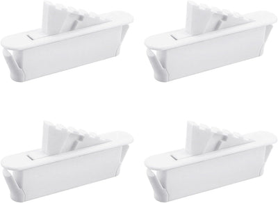 Topes ventilación ventana 4 Uds color blanco seguridad