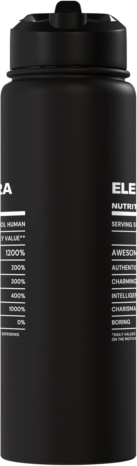 Botella de agua acero inoxidable aislada Eleonora