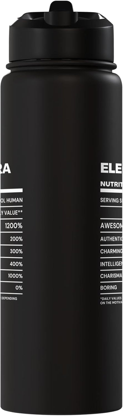 Botella de agua acero inoxidable aislada Eleonora