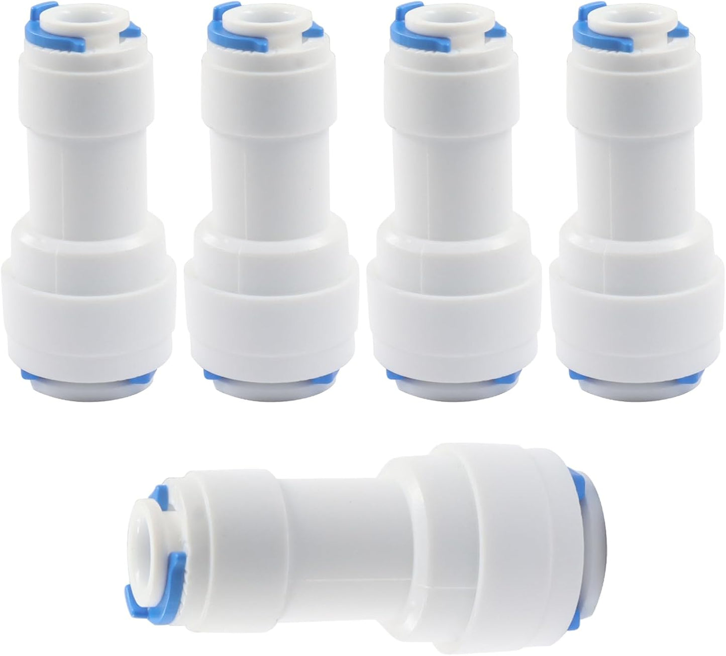 5 Conectores Rápidos 1/4-3/8pulg para Sistemas de Agua