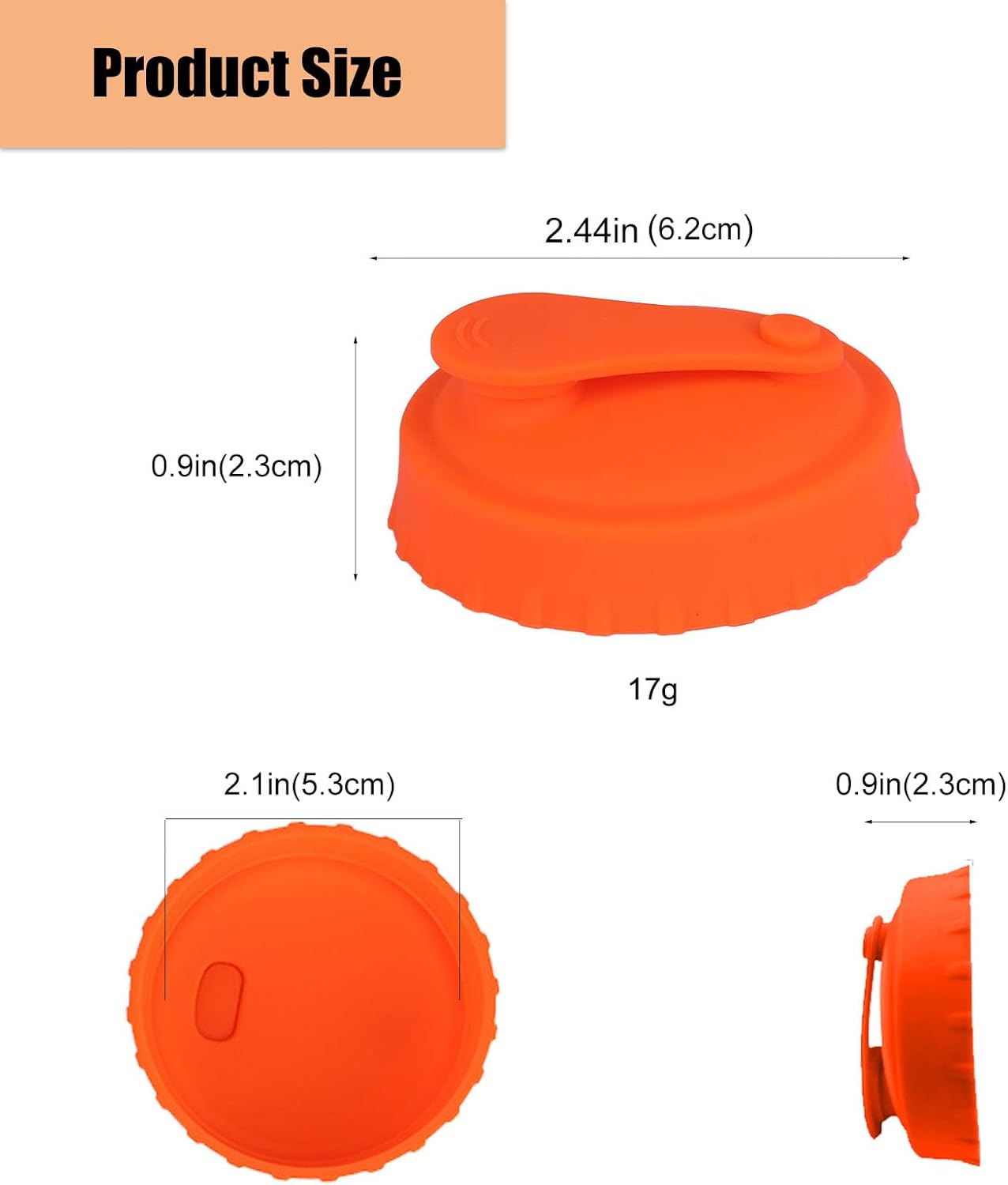 Tapas reutilizables de silicona para latas de refresco y jugo