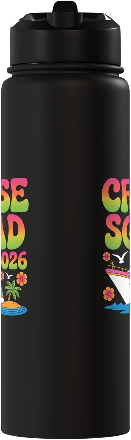Botella de agua acero inoxidable Cruise Squad 2026