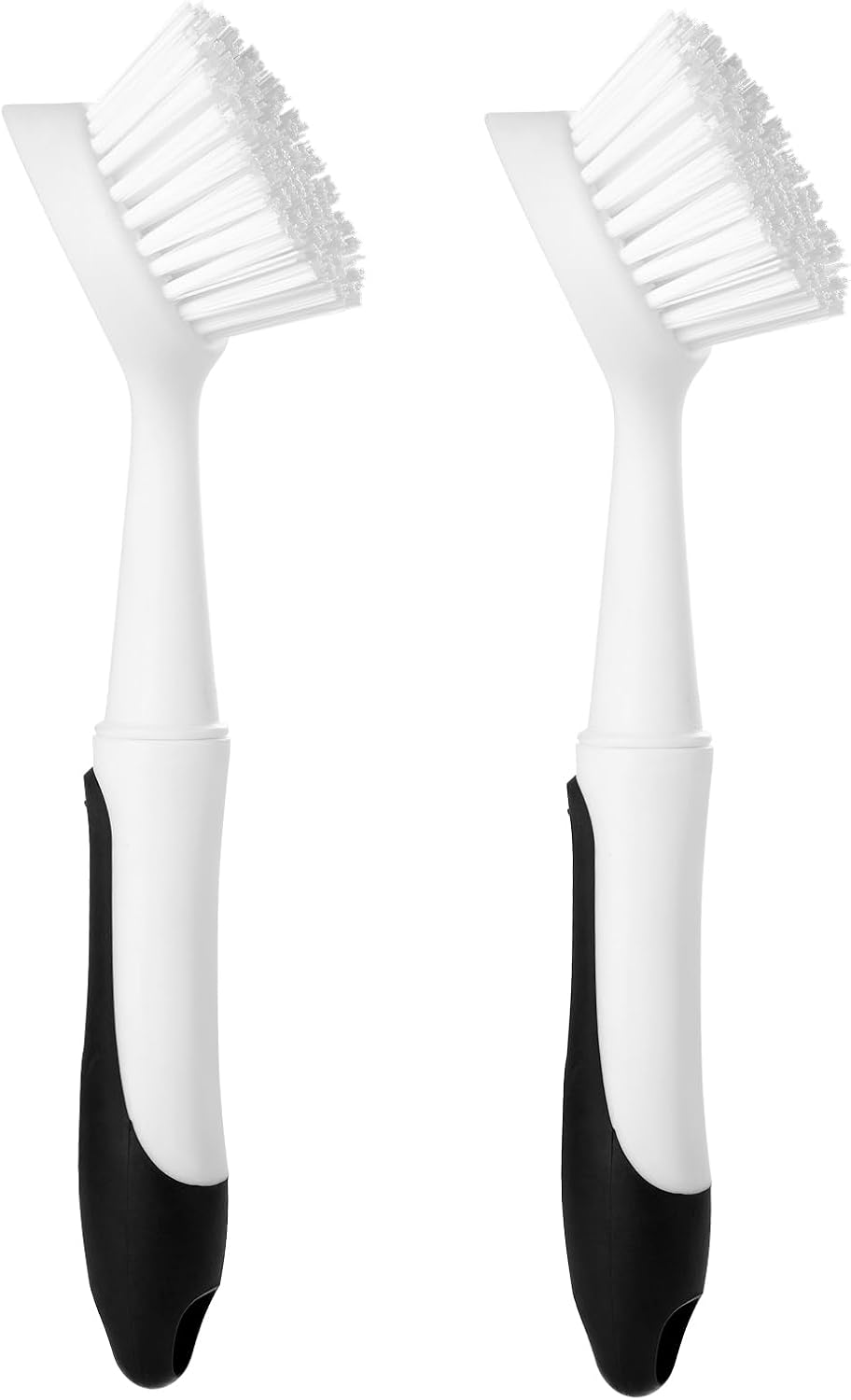 Cepillo platos con asa y raspador integrado set 2