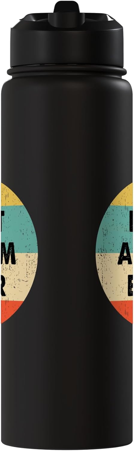 Bottella de agua aislada Artem First Name acero inoxidable