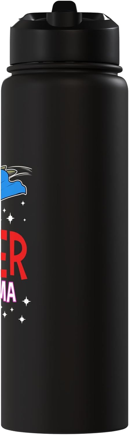 Botella de agua acero inoxidable superhero abuela nana