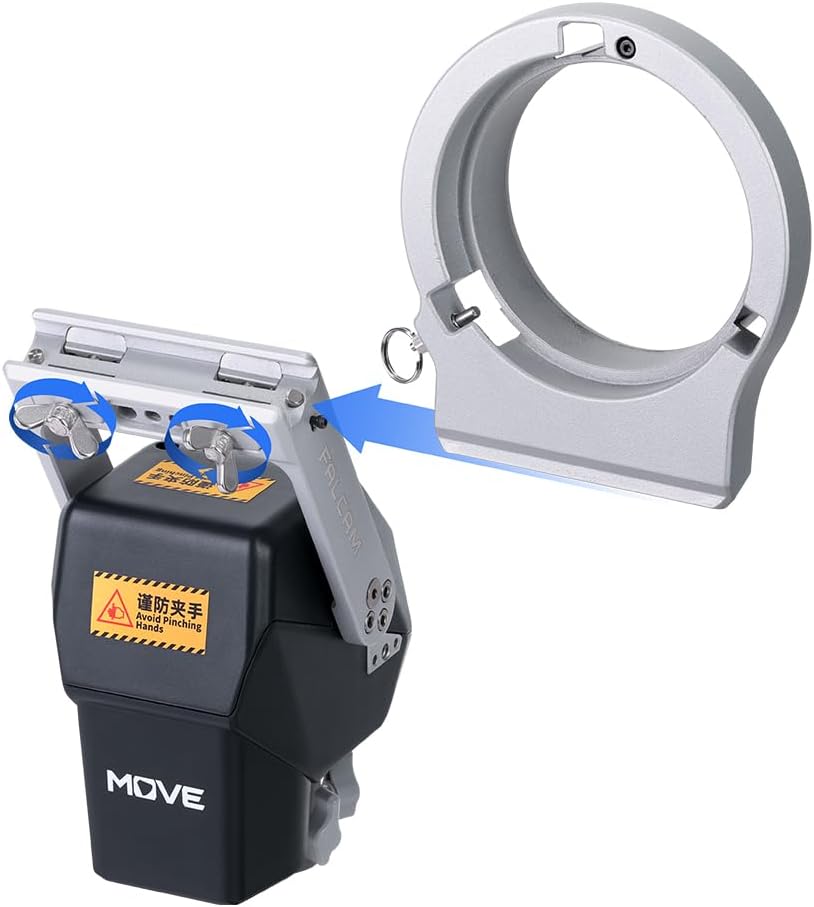 Adaptador luz inalámbrico con control remoto Bowens giro 450°