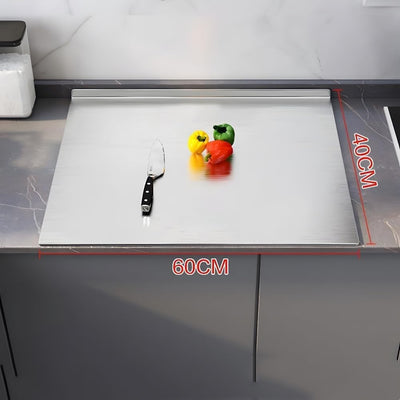 Tabla cortar acero inox grande 23.62x15.75pulg