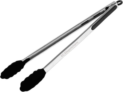 Pinzas cocina 17pulg silicona acero inox