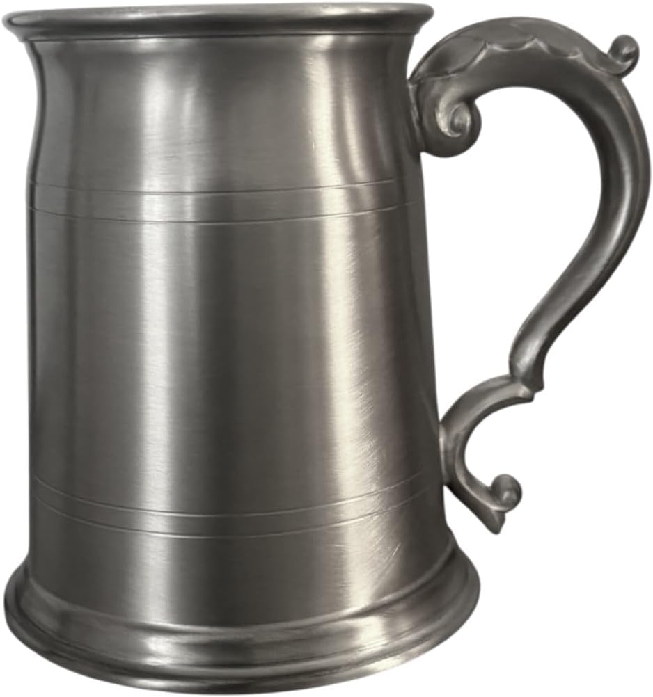 Jarra peltre 1pint acabado antiguo oscuro