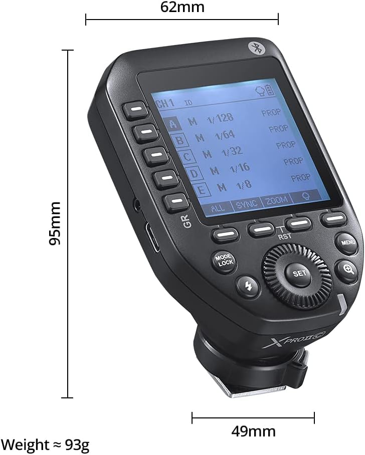 Disparador XproII-N para Nikon inalámbrico TTL Bluetooth