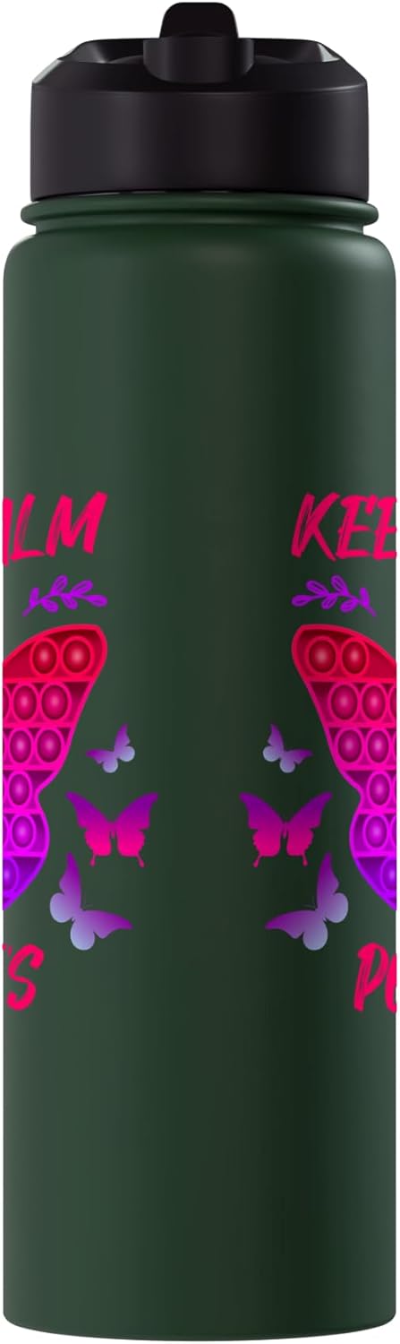Juguete para ansiedad Pop It mariposa de acero inoxidable