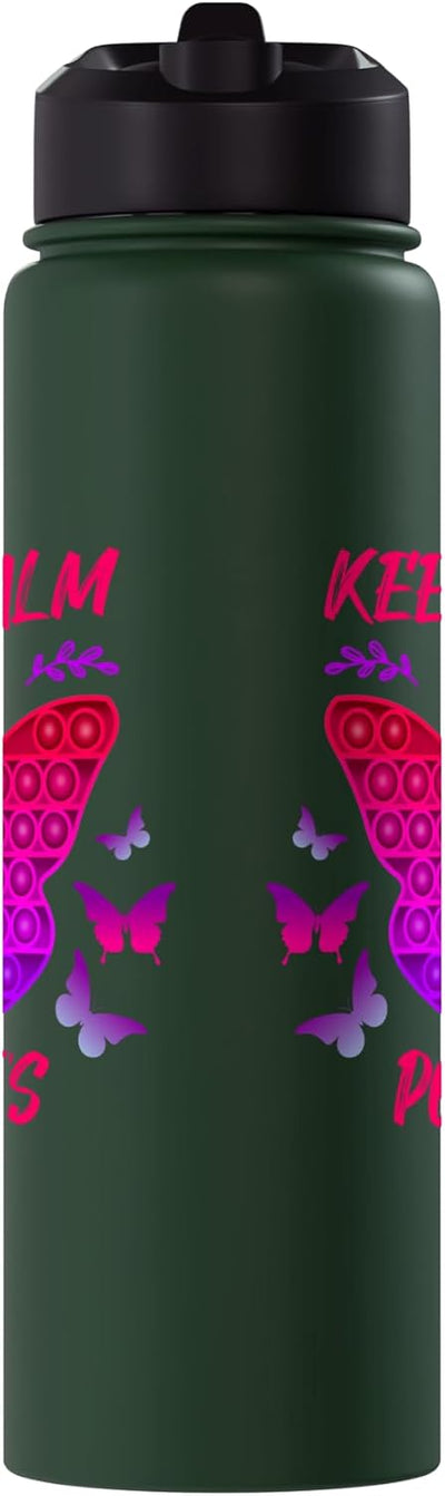 Juguete para ansiedad Pop It mariposa de acero inoxidable