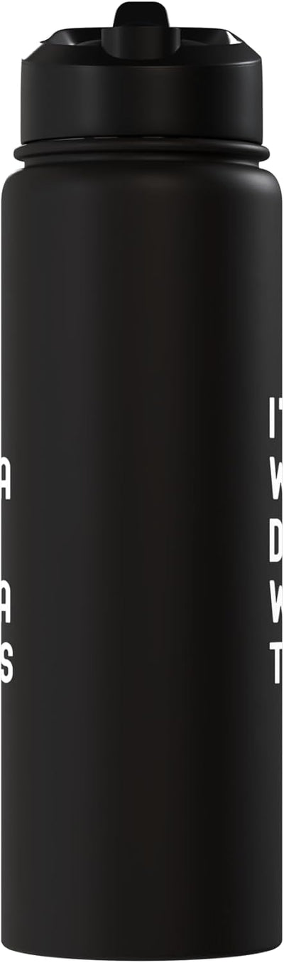 Botella agua acero inox aislada I'm Wanda
