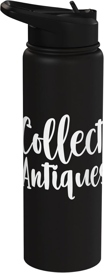 Botella de agua aislada de acero inoxidable para coleccionistas vintage