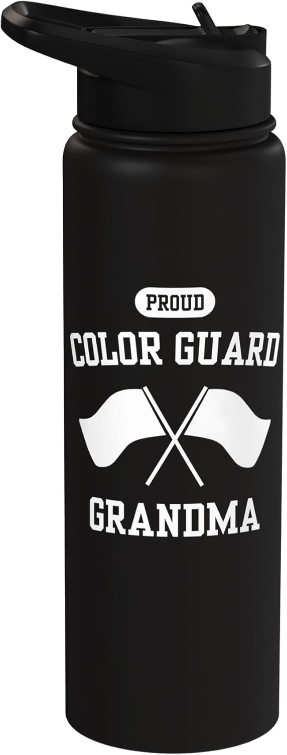 Botella agua acero inox aislada para banda de colorguard