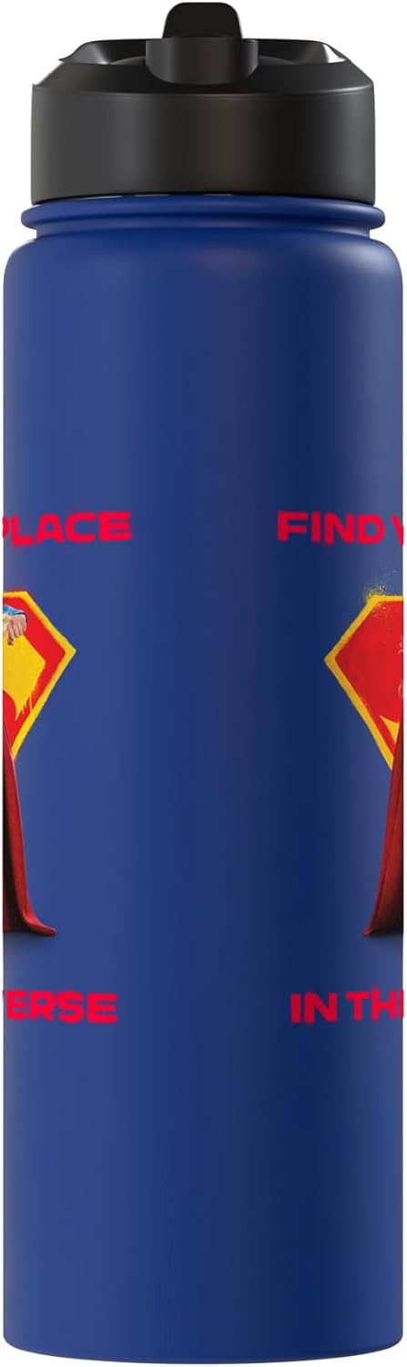 Botella agua aislada acero inox Supergirl