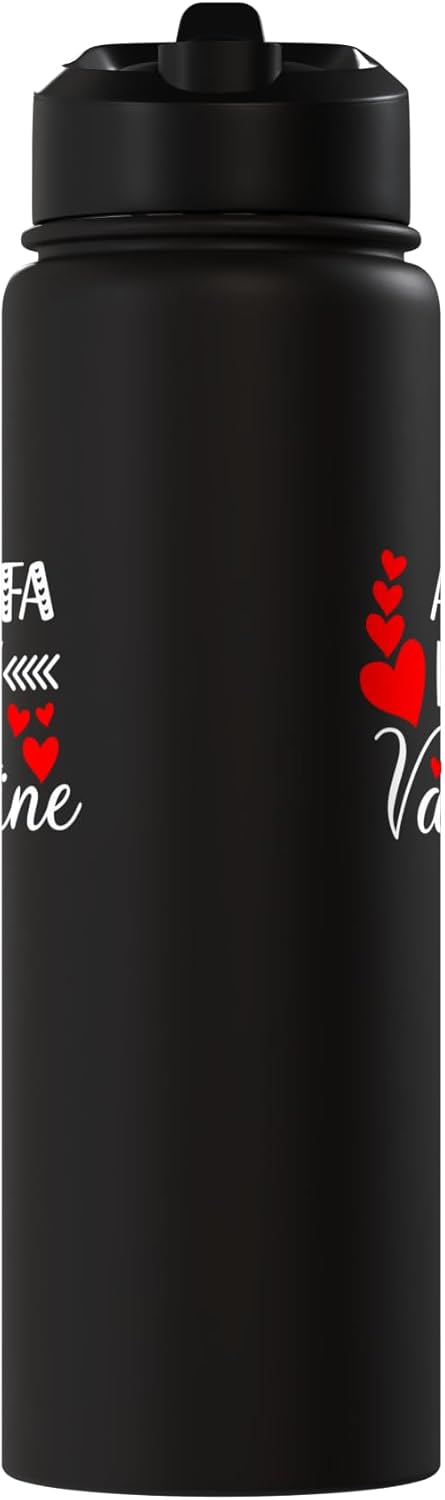 Botella de agua aislada de acero inoxidable para amantes de la alfalfa