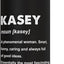 Botella de agua acero inoxidable Kasey Name aislada