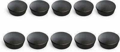Imanes redondos de neodimio 7/8 pulgadas paquete de 10 con tapa plástica biselada para pizarras blancas armarios refrigeradores