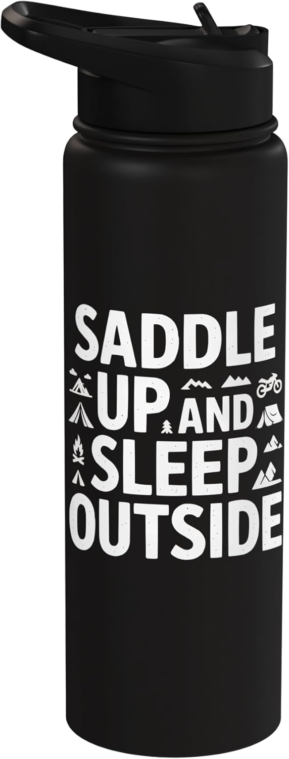 Bottella de agua aislada para motocampings de acero inoxidable