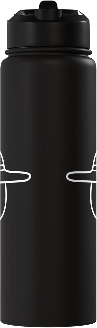 Vaso térmico acero inox con sombrero de granjero