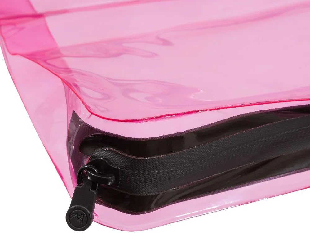 Bolsa viaje TPU transparente 3 compartimentos 9x9 y 11x11