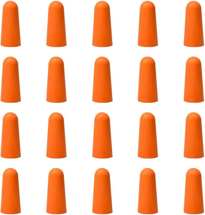 Tapones espuma con estuche para ruido fuerte NRR 38 naranja
